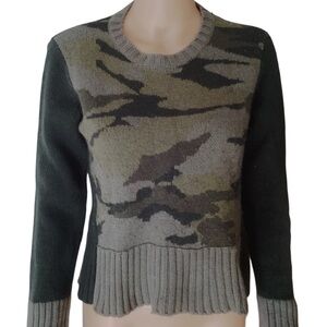 EUC Splendid Camouflage Print Sweater